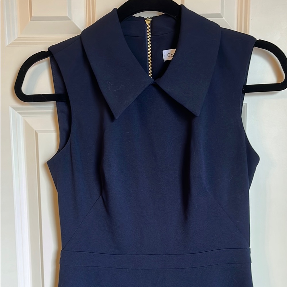 Calvin Klein Navy Sleeveless Dress